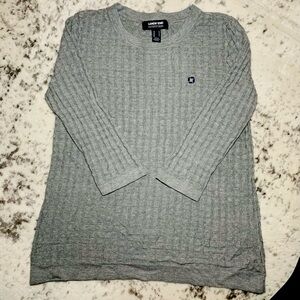 Chase Lands end grey sweater